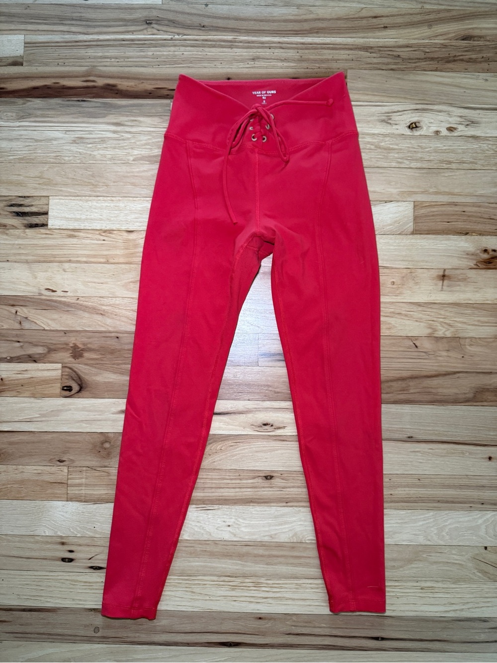 Year of Ours Stretch Football Legging Lace Up Front